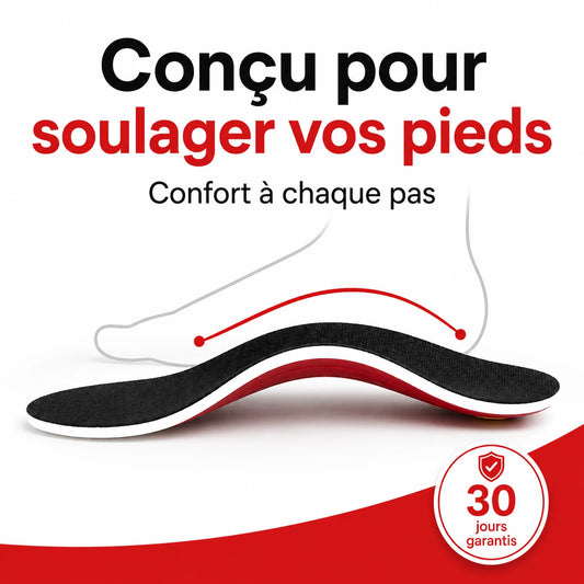 Pratikae™ — Semelles orthopédiques avec soutien de la voûte plantaire