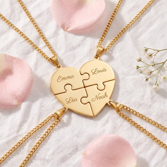 Collier Puzzle Cœur – Pratikae®
