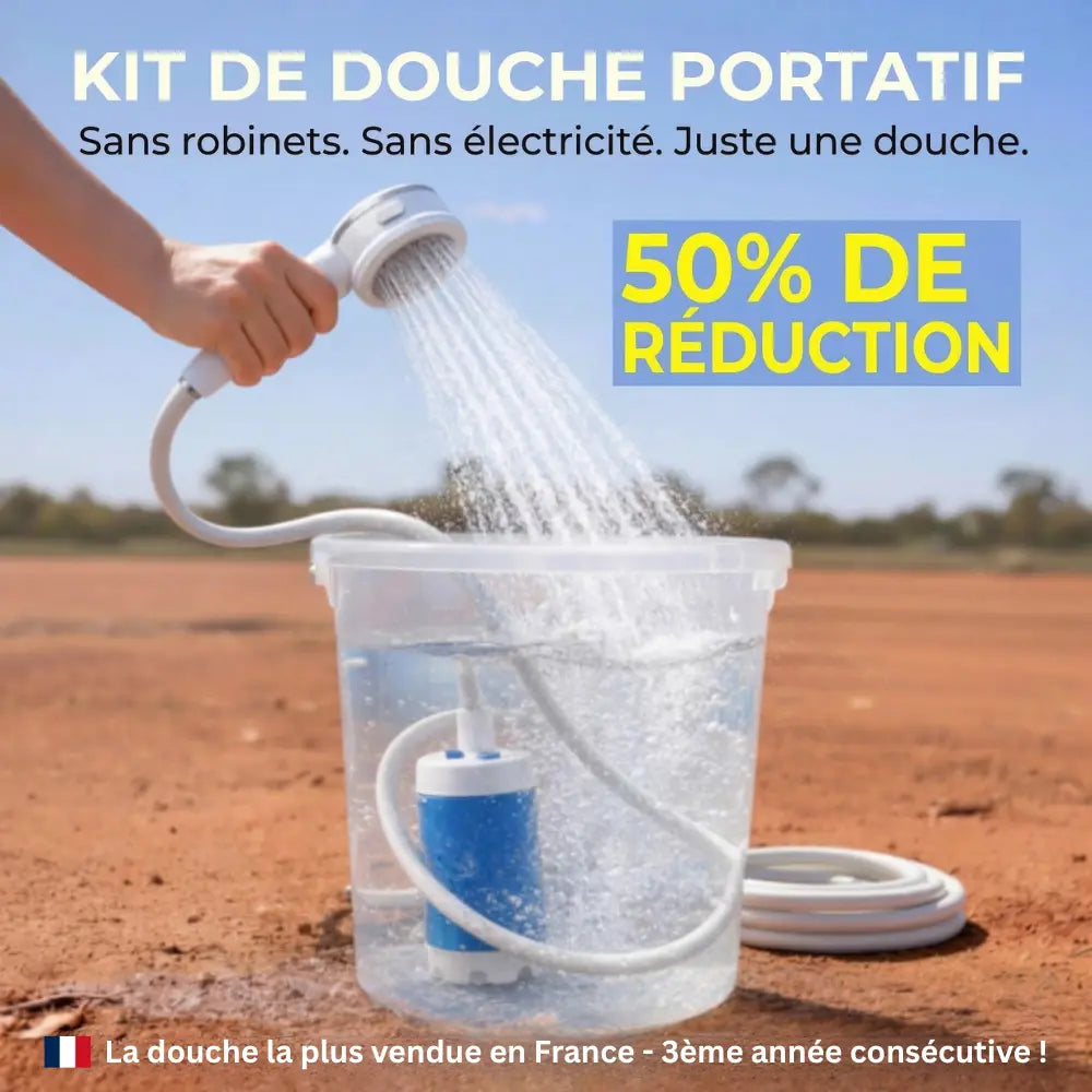 Pompe à eau portable : Kit avec tuyau & embouts