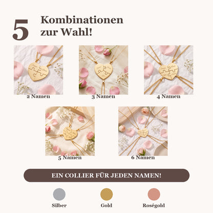 Collier Puzzle Cœur – Pratikae®