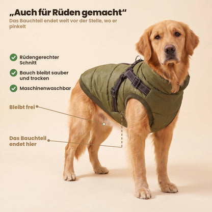 Manteau-harnais toutes saisons pour chien (DE)