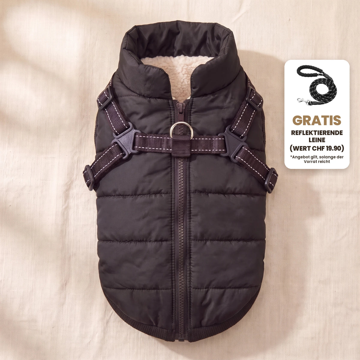 Manteau-harnais toutes saisons pour chien (DE)