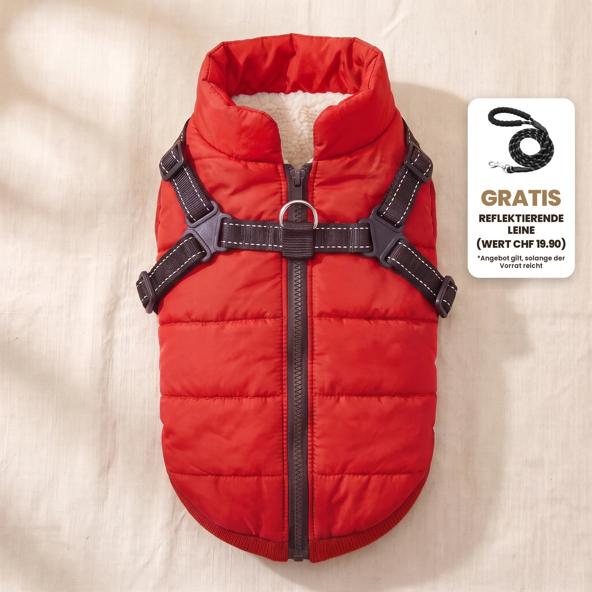 Manteau-harnais toutes saisons pour chien (DE)
