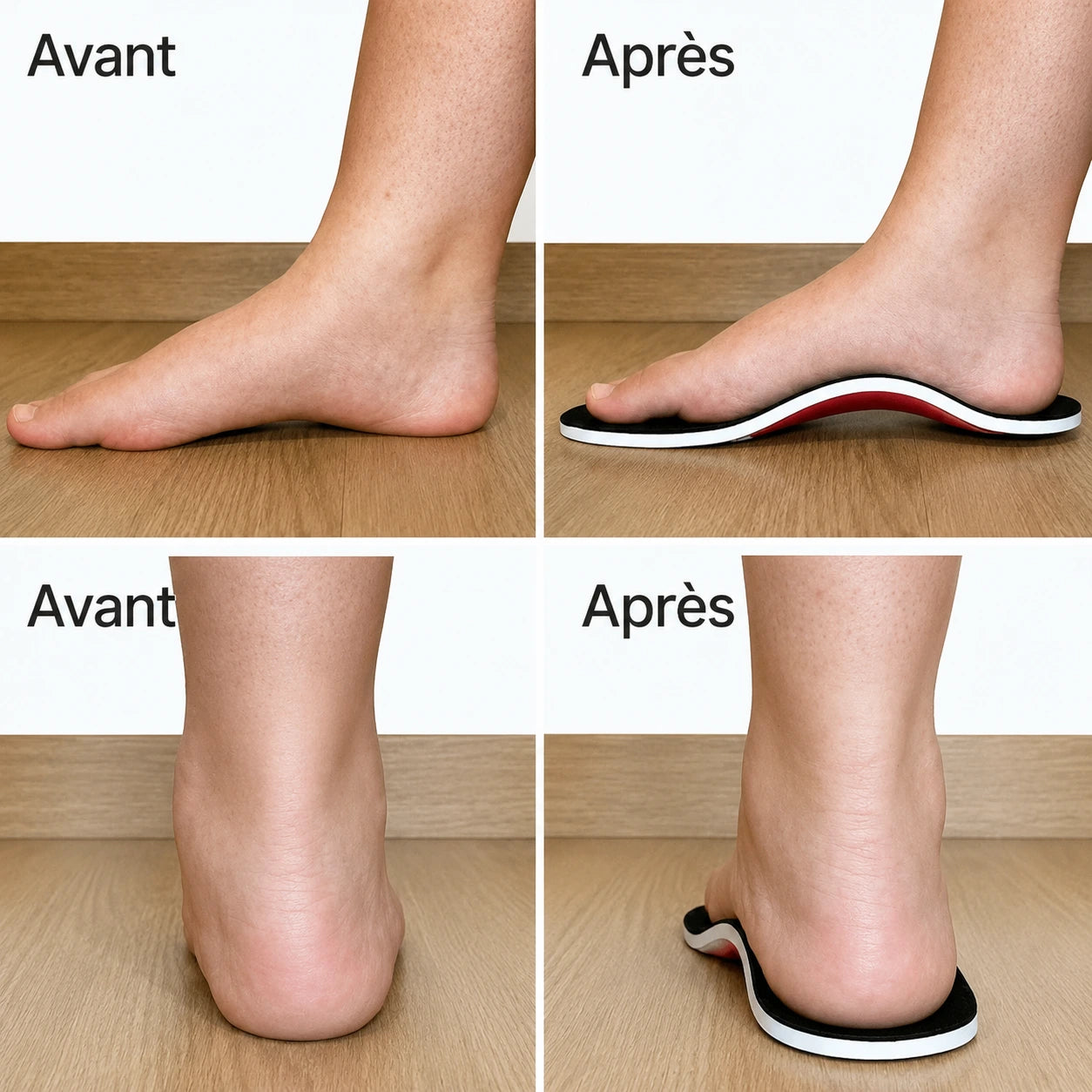 Pratikae™ — Semelles orthopédiques avec soutien de la voûte plantaire