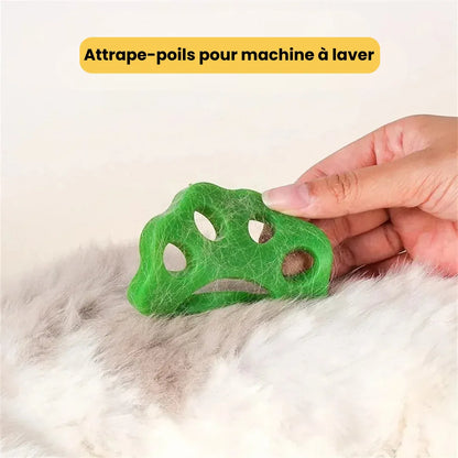 Lot de 2 attrape-poils pour machine à laver