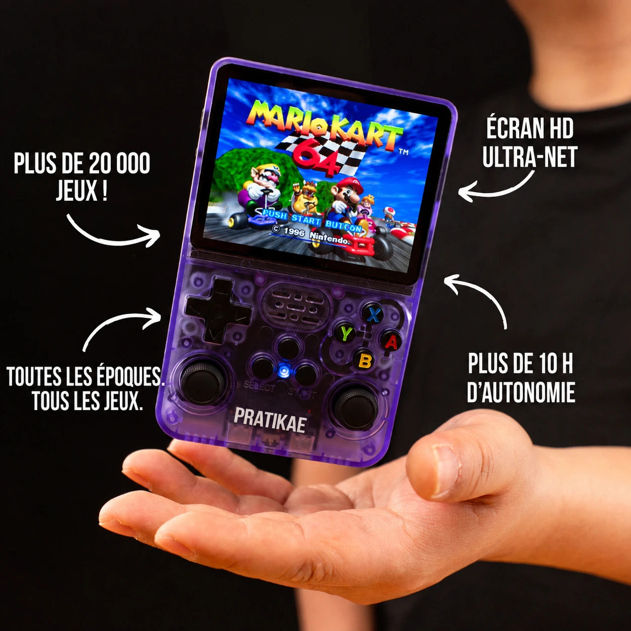 PRATIKAE ONE — Console de jeux rétro
