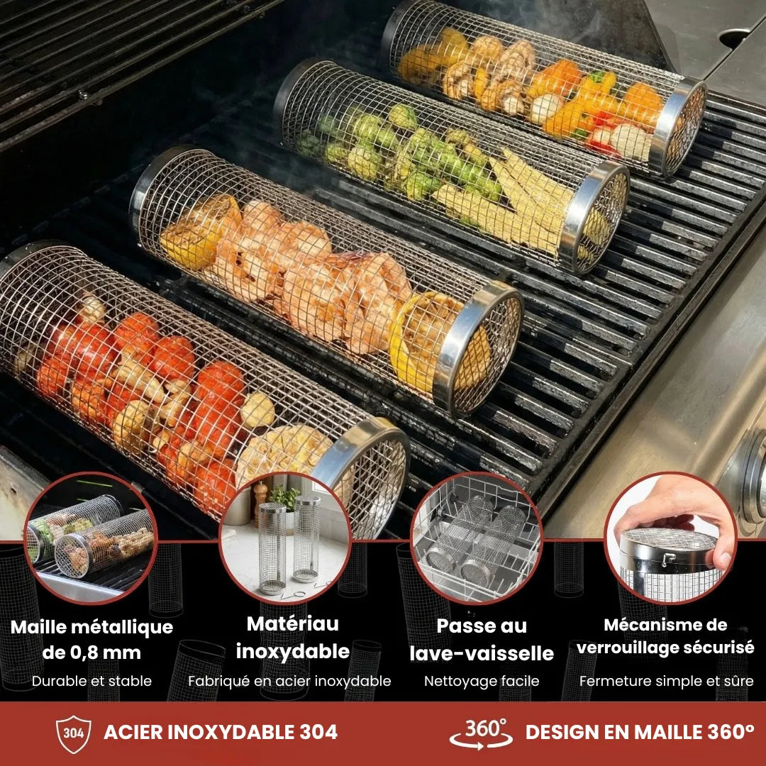 Paniers de grill – qualité supérieure, toujours une cuisson parfaite