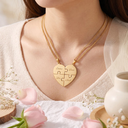 Collier Puzzle Cœur – Pratikae®