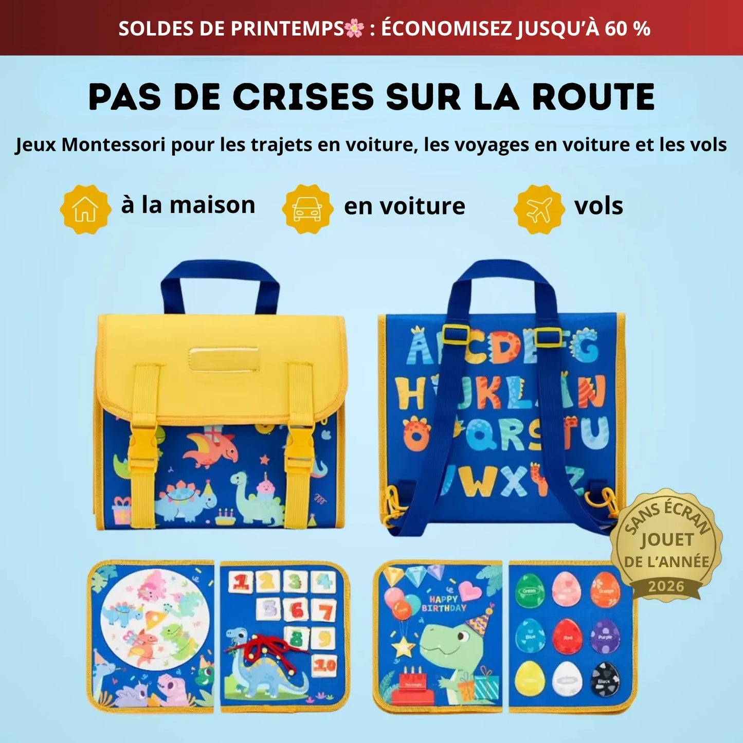 Planche d’activités Montessori Éveil™