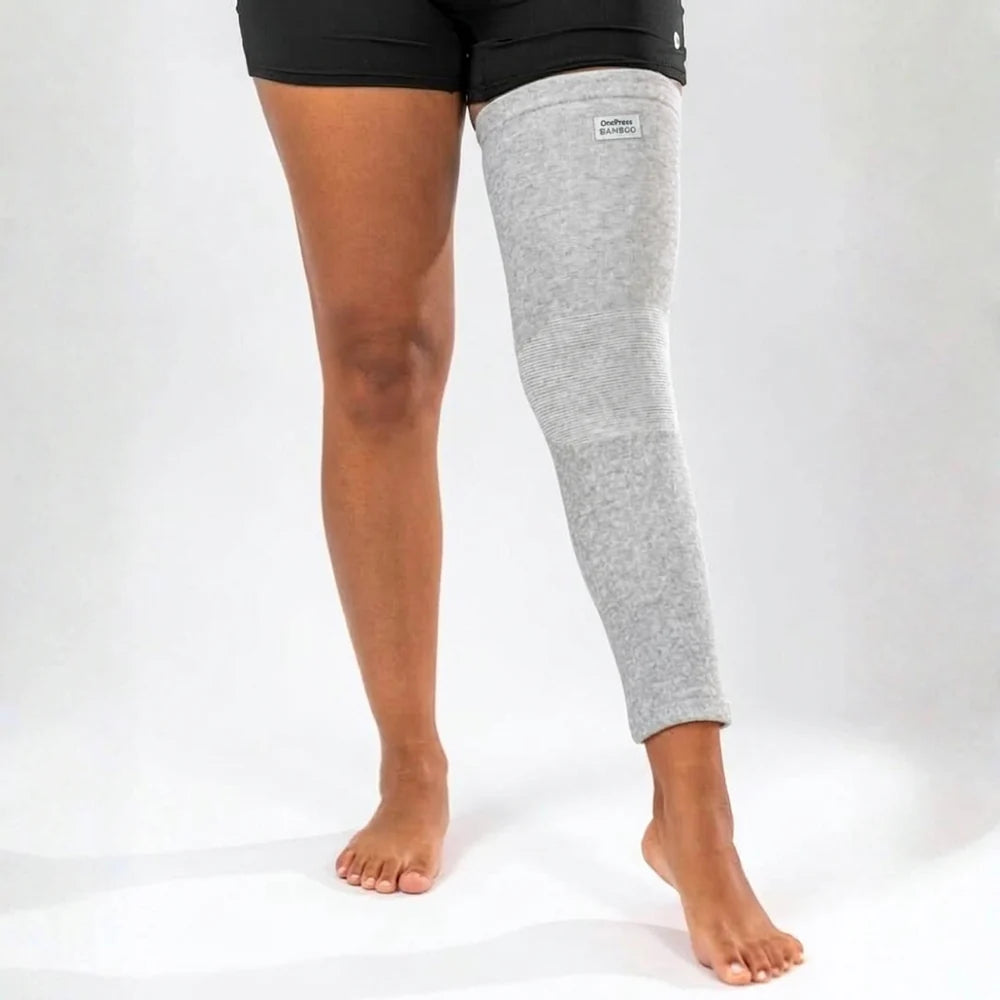 Manchon de jambe compressif en bambou Pratikae™