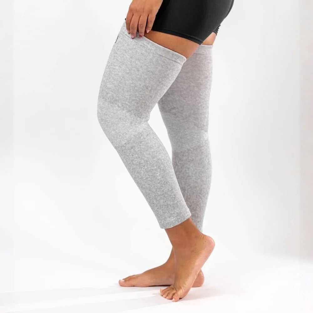 Manchon de jambe compressif en bambou Pratikae™