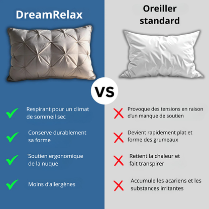 Oreiller premium hypoallergénique