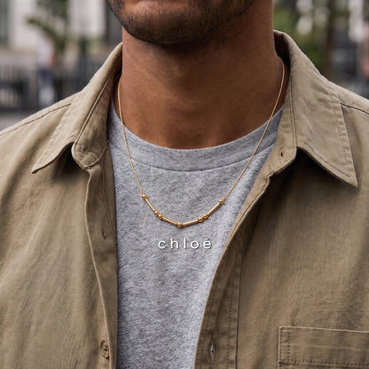 Collier en code Morse