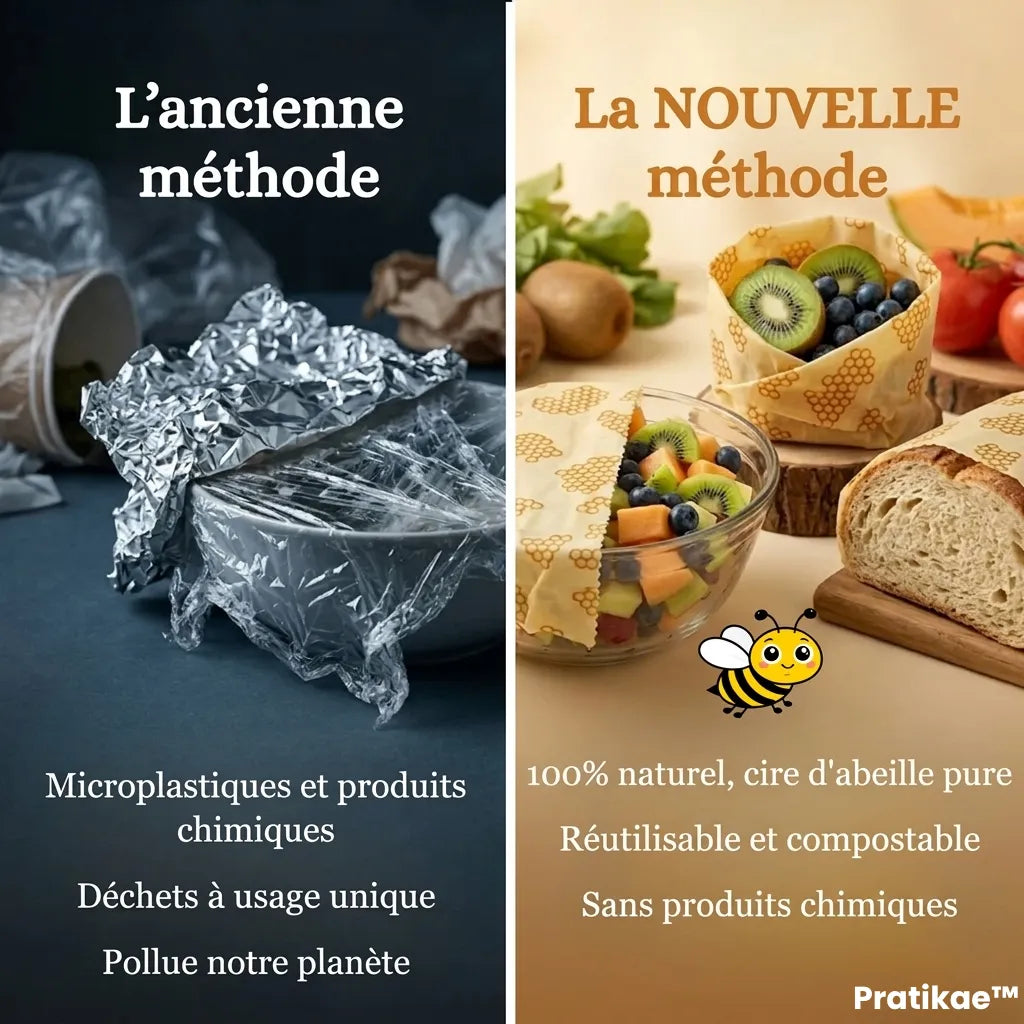 Rouleau alimentaire en Cire d'Abeille – Taille XL