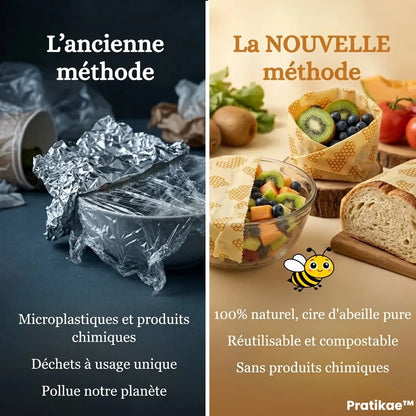 Rouleau alimentaire en Cire d'Abeille – Taille XL