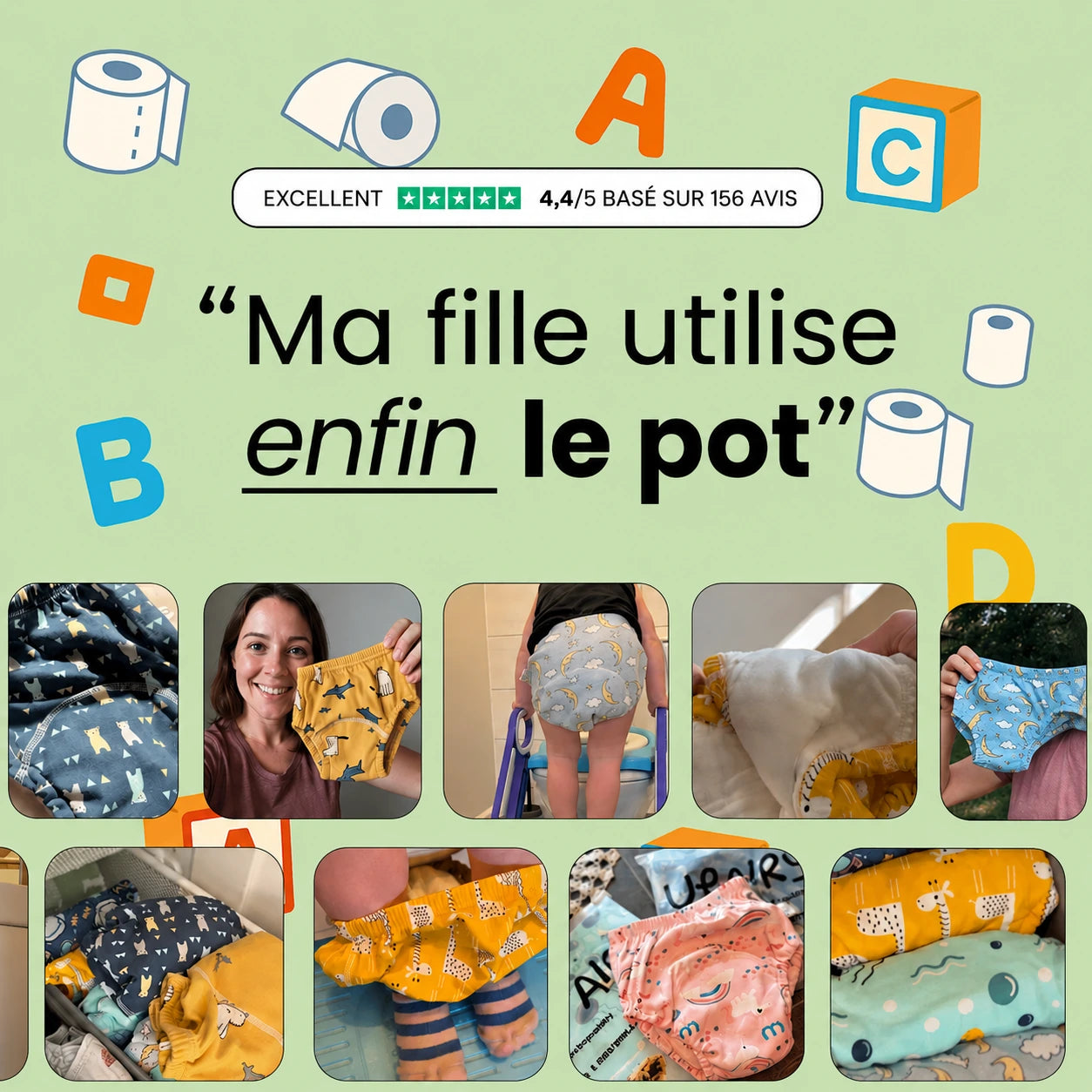 Culotte d'apprentissage de la propreté