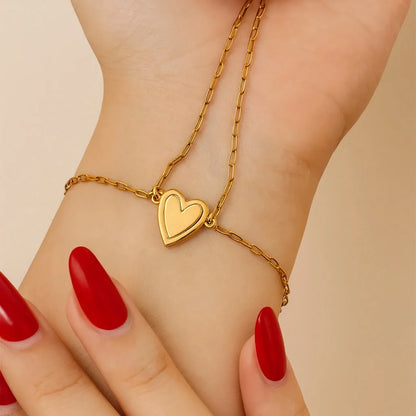 Bracelets cœur mère-fille