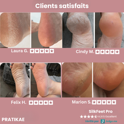 Silkfeet Pro avec 60 Pads de rechange (offerts)