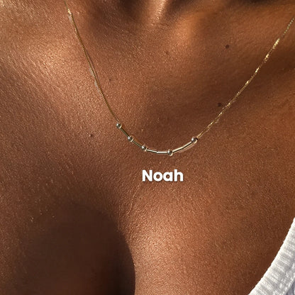 Collier en code Morse