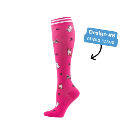 Chaussettes de compression pour femme