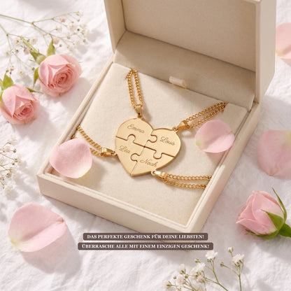 Collier Puzzle Cœur – Pratikae®