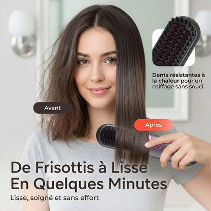 Pratikae BrushPro™ | Brosse lissante sans fil