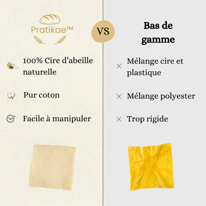 Rouleau alimentaire en Cire d'Abeille – Taille XL