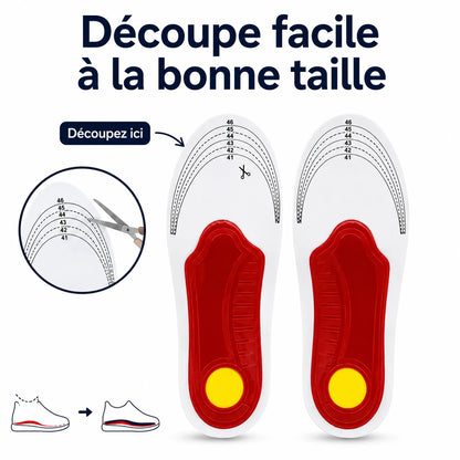 Pratikae™ — Semelles orthopédiques avec soutien de la voûte plantaire