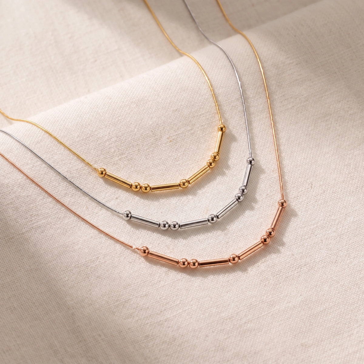 Collier en code Morse