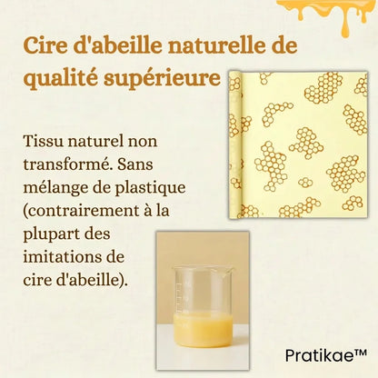 Rouleau alimentaire en Cire d'Abeille – Taille XL