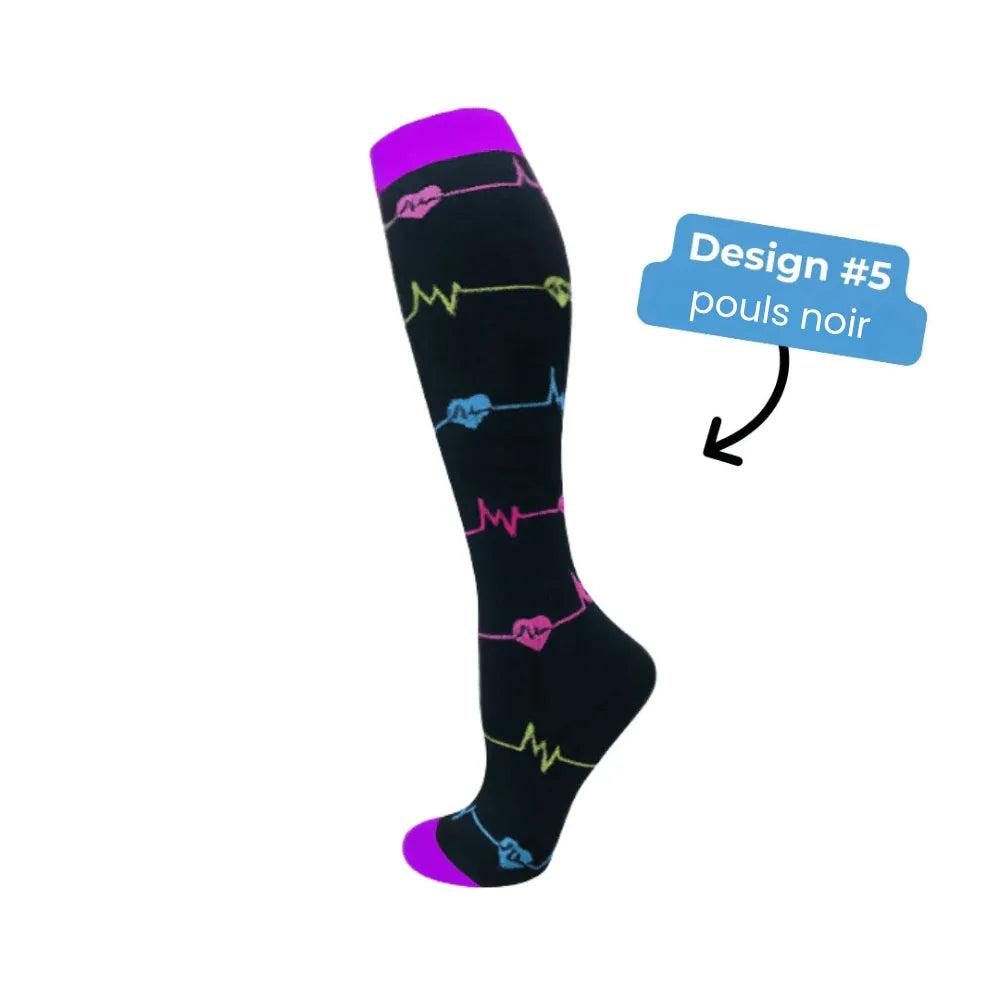 Chaussettes de compression pour femme