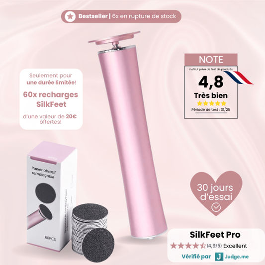 Silkfeet Pro avec 60 Pads de rechange (offerts)