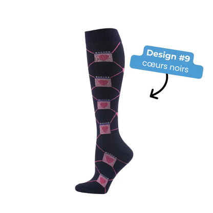 Chaussettes de compression pour femme
