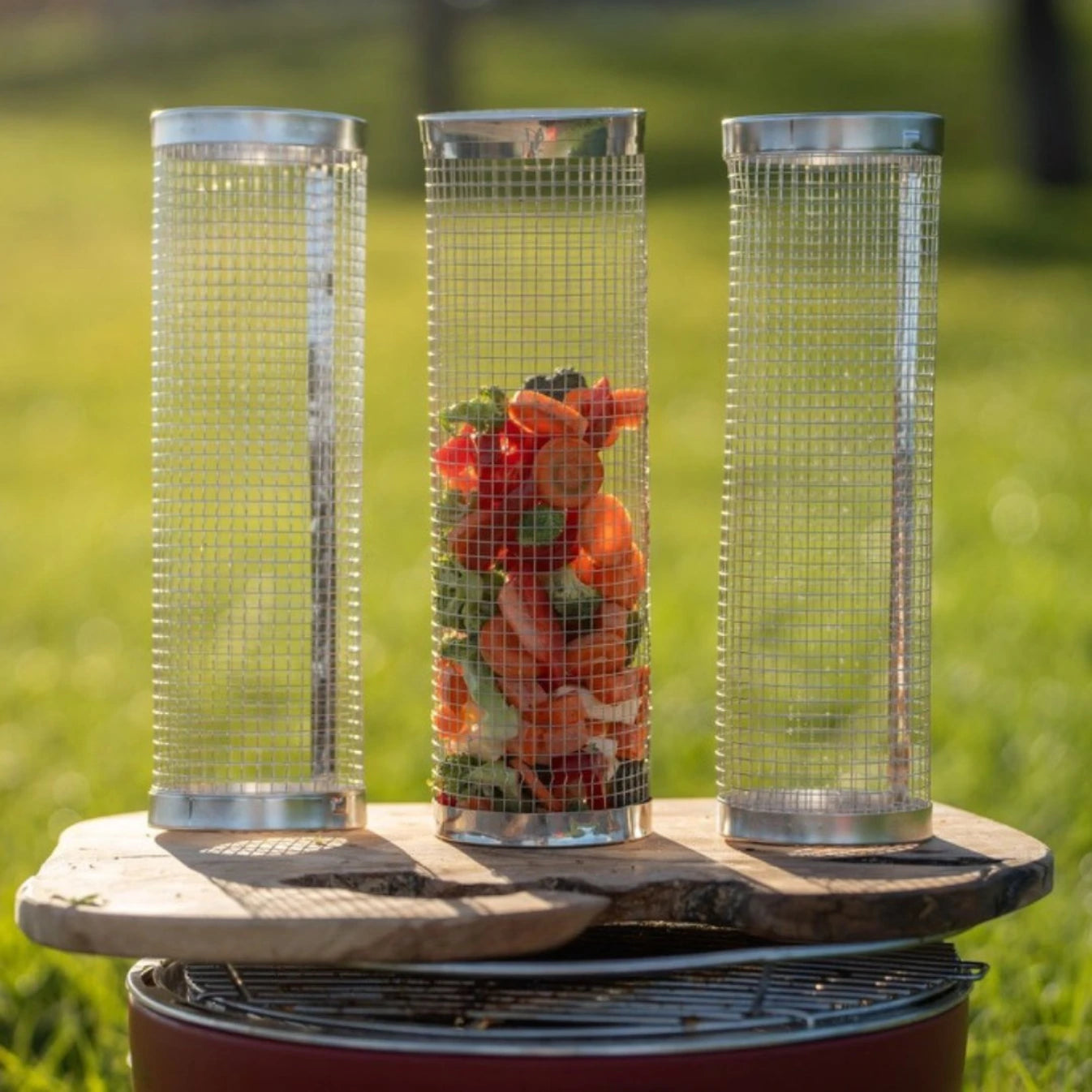 GrillTube™ – Panier BBQ Anti-Chute