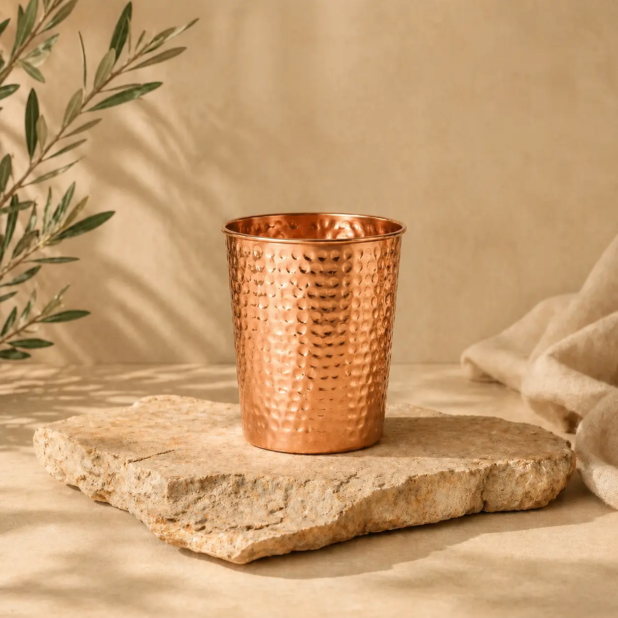 Tasse en cuivre