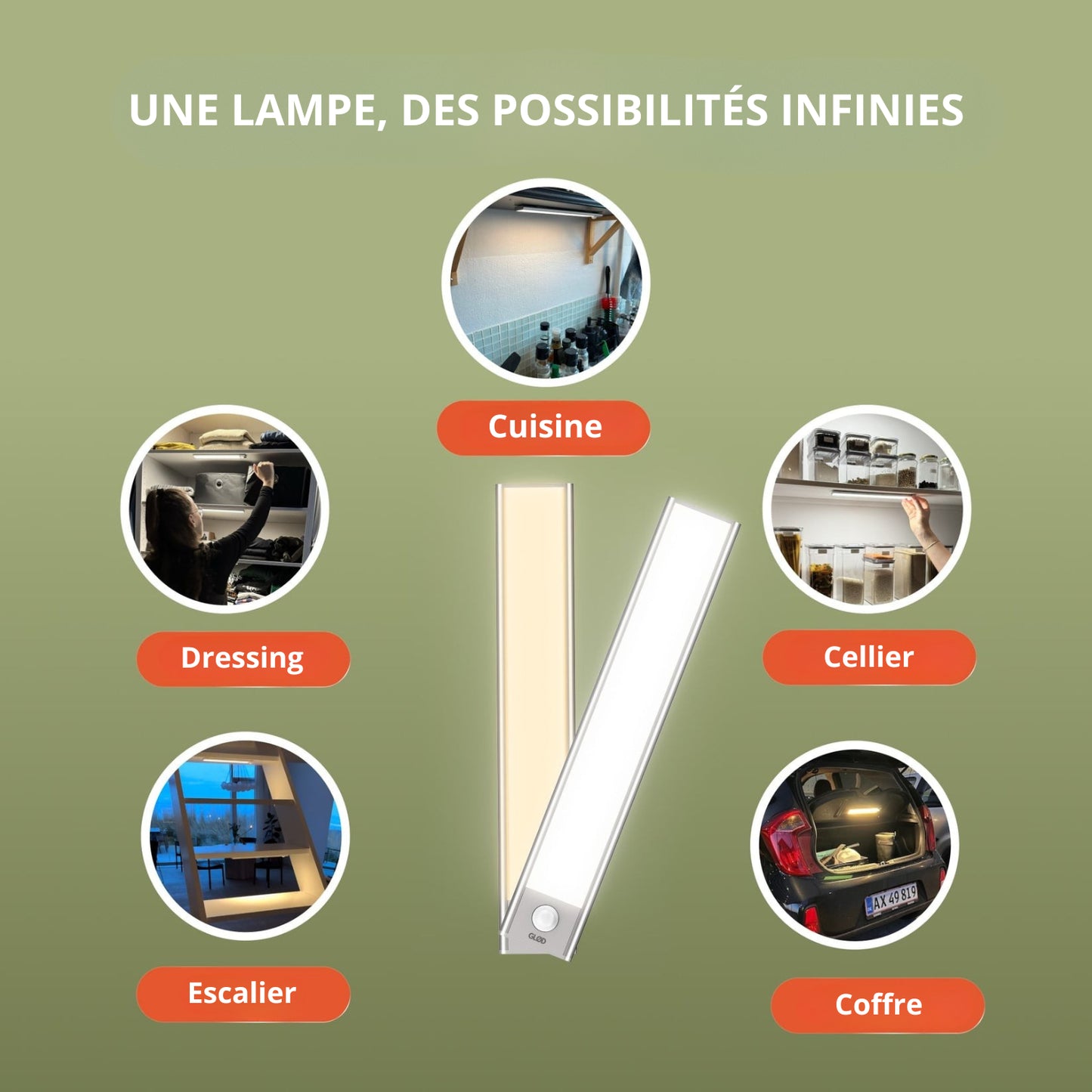 Barre lumineuse LED PRATIKAE