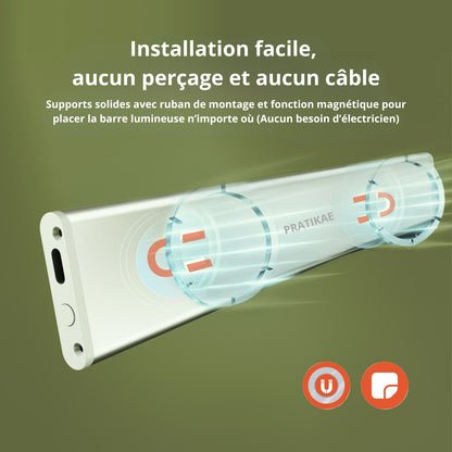 Barre lumineuse LED PRATIKAE