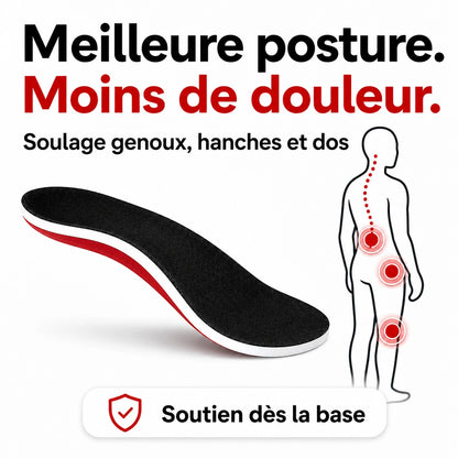 Pratikae™ — Semelles orthopédiques avec soutien de la voûte plantaire