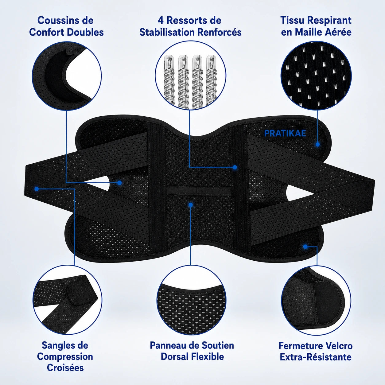 Genouillère Pratikae™ — Soutien du ménisque