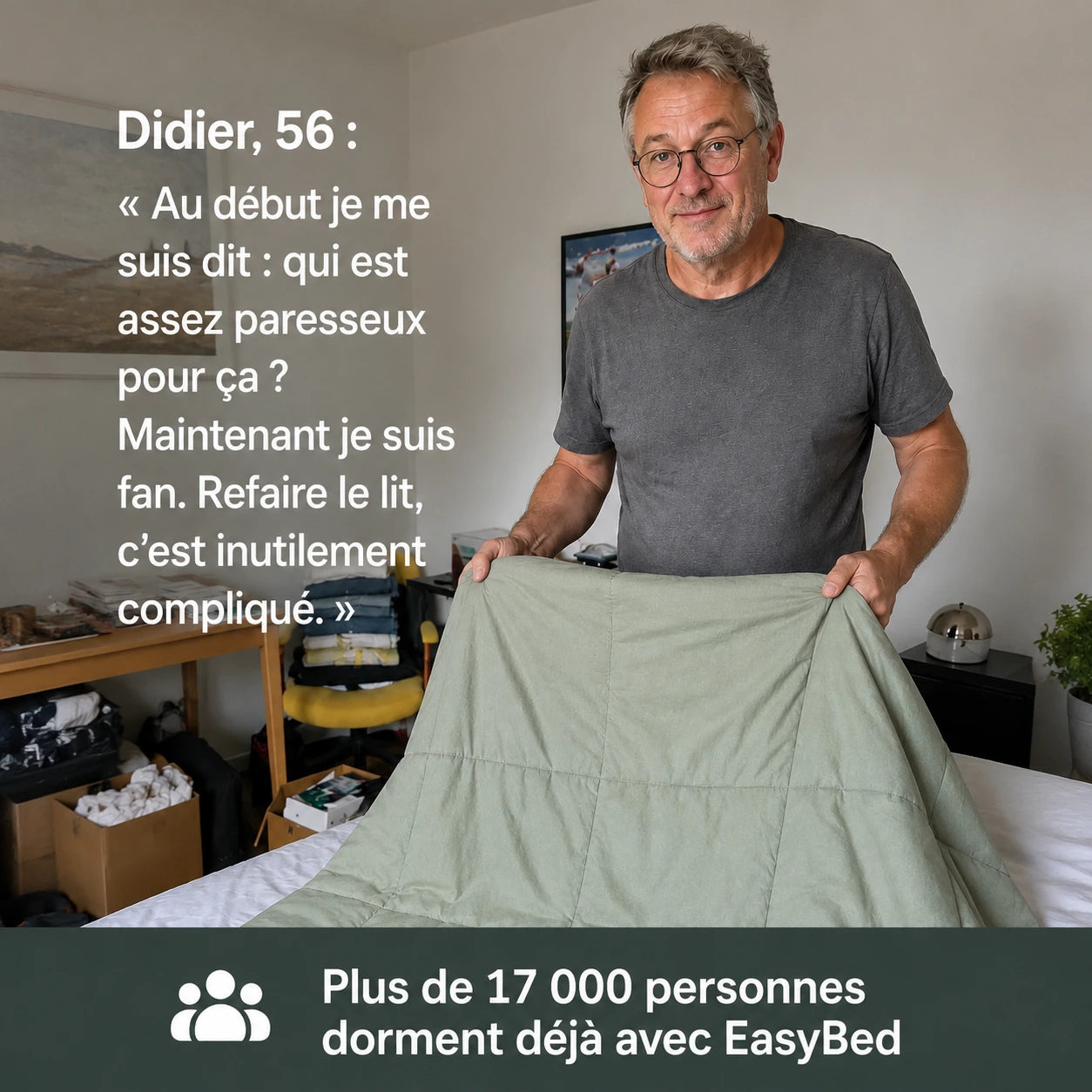 EasyBed® – Une couette et une housse en un seul produit