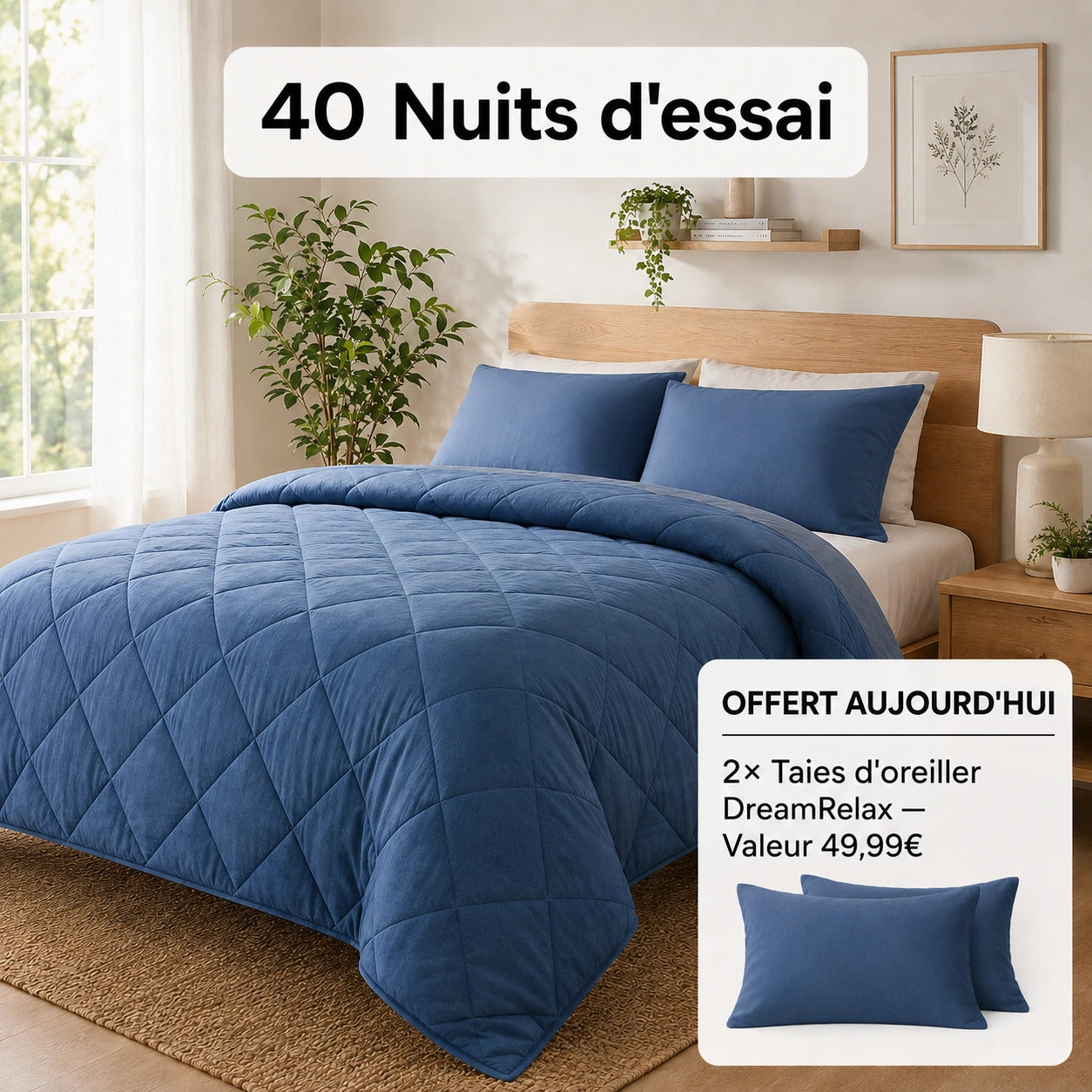 EasyBed® – Une couette et une housse en un seul produit