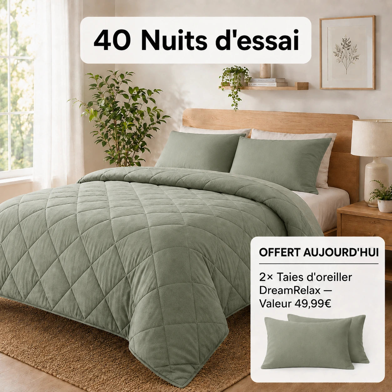EasyBed® – Une couette et une housse en un seul produit