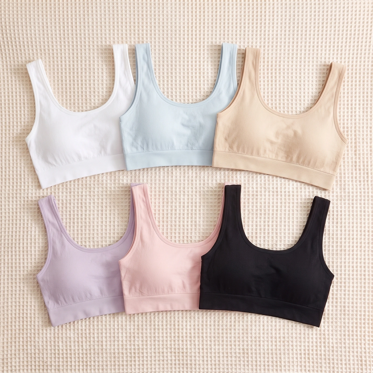 Brassière sans couture – éventail couleurs