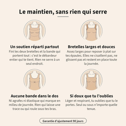 Débardeur à soutien-gorge intégré - avantages
