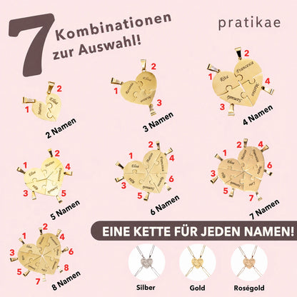 Collier Puzzle Cœur – Pratikae®