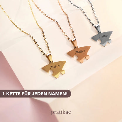 Collier Puzzle Cœur – Pratikae®