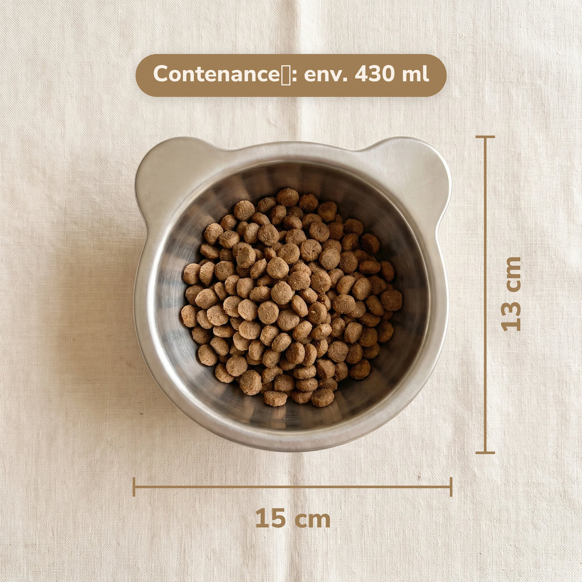 Gamelle inclinée surélevée pour chien – 04-fr