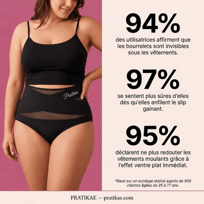 Culotte gainante taille haute — ventre plat sans coutures