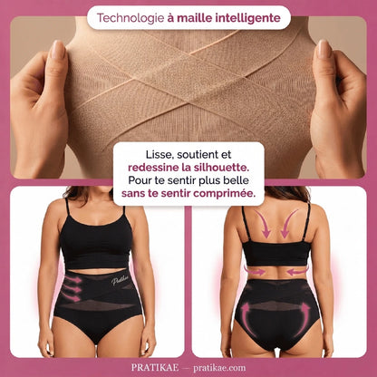 Culotte gainante taille haute — ventre plat sans coutures