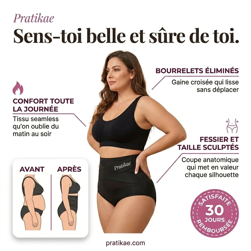 Culotte gainante taille haute — ventre plat sans coutures